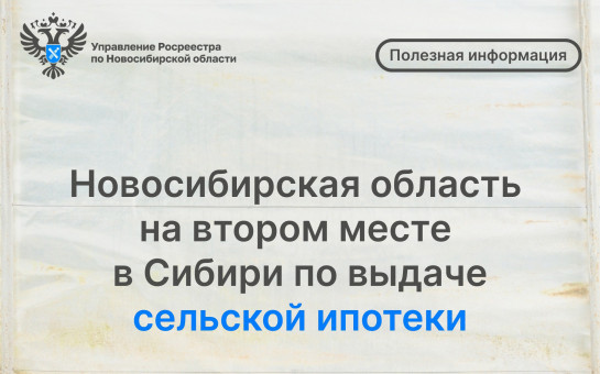 Новосибирская область на втором месте в Сибири по выдаче сельской ипотеки